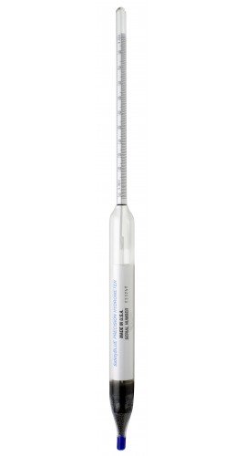 Bel-Art 618210600 DURAC Safety Specific Gravity/ Relative Density Thermo-Hydrometer, combined, 1.400 to 1.620-