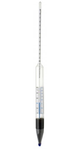 Bel-Art 618220500 DURAC Safety Brix Thermo-Hydrometer, combined, 49 to 61&amp;#176;F-