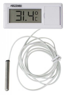 Bel-Art B60900-2700 H-B DURAC Calibrated Electronic Thermometer with waterproof sensor, -58 to 392&amp;deg;F (-50 to 200&amp;deg;C)-