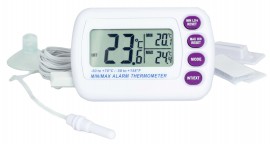 Bel-Art B60900-3200 H-B DURAC Calibrated Electronic Thermometer with waterproof sensor, -58 to 158&amp;deg;F (-50 to 70&amp;deg;C), 2.05 x 0.7"-