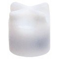 Bel-Art F37125-0014 SpinFin Magnetic Alnico Stirring Bar, Teflon Coated, 7.9 x 9.5mm, White-