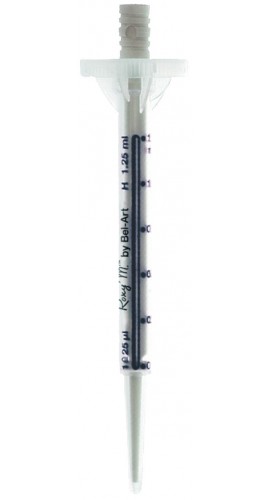 Bel-Art F37300-0001 Roxy M Universal Repeating Pipettor Tips, Non-Sterile, 0.5ml, (Pack of 100)-