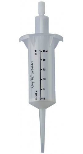 Bel-Art F37300-0008 Roxy M Universal Repeating Pipettor Tips, 25ml, Non-Sterile (pack of 25)-