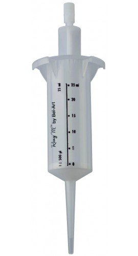 Bel-Art F37300-0008 Roxy M Universal Repeating Pipettor Tips, 25ml, Non-Sterile (pack of 25)-