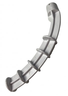 BinMaster 299-0620 Mini-Rotary Insertable Bayonet Polycarbonate Paddle-