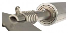 BinMaster 299-0737 Stainless Steel Shaft Guard, 18 x 1.25&amp;quot; diameter-