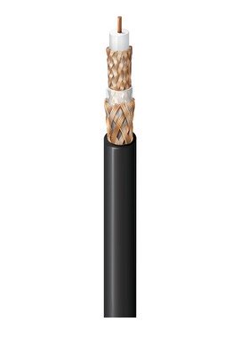 BinMaster 398-0077 Belden Triax Cable, 20 AWG solid BC, double 95% BC braids-