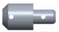 BinMaster 416-0294 BINDICATOR Stainless Steel Shaft Adapter-