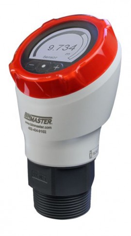 BinMaster CNCR-230 Compact Non-Contact Radar, PVDF, 49’-