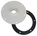 BinMaster GRMP-1 Side Mounting Plate, 0&amp;deg;, carbon steel-