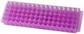 Bio Plas 0067 Microcentrifuge Tube Rack, 80 Wells, Lavender, (Pack of 5)-