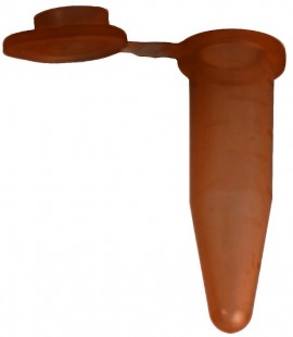 Bio Plas 4038 G-Tube, Flat Top Microcentrifuge Tube, 1.5mL, Amber, (Pack of 500)-