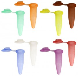 Bio Plas 4039S G-Tube Rainbow Sterile Premium Flat-Top Microcentrifuge Tube, 1.5 mL, 500-pack-