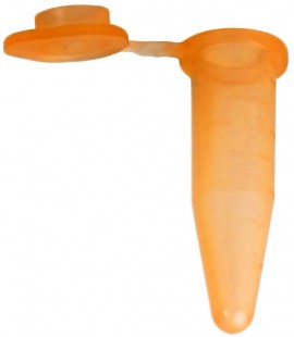 Bio Plas 4046 G-Tube, Flat Top Microcentrifuge Tube, 0.6mL, Orange, (Pack of 500)-