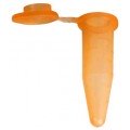 Bio Plas 4046S G-Tube Orange Sterile Premium Flat-Top Microcentrifuge Tube, 0.6 mL, 500-pack-