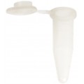 Bio Plas 4167SLS Siliconized Flat Top Microcentrifuge G-Tube, 1.5mL, Sterile, Individually Wrapped, Natural, (Pack of 250)-