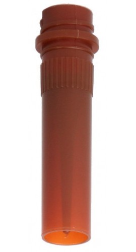 Bio Plas 4201SC Conical Skirt Screw Top Microcentrifuge Tube and Cap, Sterile, 0.5mL, Amber, (Pack of 1000)-