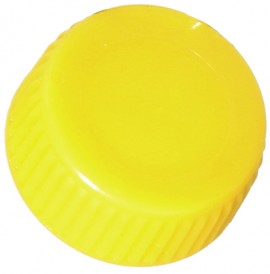 Bio Plas 4217R Screw Cap with O-Ring for Microcentrifuge Tubes, Yellow, (Pack of 1000)-