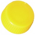 Bio Plas 4217R Screw Cap with O-Ring for Microcentrifuge Tubes, Yellow, (Pack of 1000)-