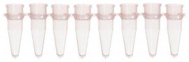 Bio Plas 5010-1 Thin Wall Micro Tube, 8 Tubes/Strip, 0.2mL, Natural, (Pack of 125)-