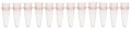 Bio Plas 5020-1 Thin Wall Micro Tube, 12 Tubes/Strip, 0.2mL, Natural, (Pack of 100)-