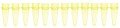 Bio Plas 5020-3 Thin Wall Micro Tube, 12 Tubes/Strip, 0.2mL, Yellow, (Pack of 100)-
