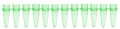 Bio Plas 5020-5 Thin Wall Micro Tube, 12 Tubes/Strip, 0.2mL, Green, (Pack of 100)-
