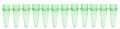 Bio Plas 5020-5 Thin Wall Micro Tube, 12 Tubes/Strip, 0.2mL, Green, (Pack of 100)-