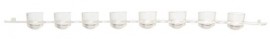 Bio Plas 5030-1 Strip Caps for 0.2mL Micro Reaction Tubes, 8 Caps/Strip, Natural, (Pack of 300)-