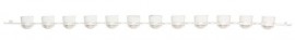 Bio Plas 5040-1 Strip Caps for 0.2mL Micro Reaction Tubes, 12 Caps/Strip, Natural, (Pack of 200)-