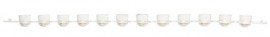 Bio Plas 5040-1 Strip Caps for 0.2mL Micro Reaction Tubes, 12 Caps/Strip, Natural, (Pack of 200)-