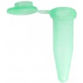 Bio Plas 5045-5 0.2mL Thin Wall Micro Tube with attached Cap, Green, (Pack of 1000)-