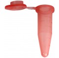 Bio Plas 5050-2 Thin Wall Micro Tube with attached Cap, 0.5mL, Red, (Pack of 1000)-