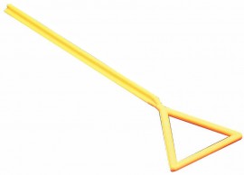 Bio Plas 6406S Bacti Cell Spreader, Sterile, 60mm Wide, Yellow, (Pack of 25)-