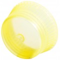 Bio Plas 6630 Uni to Flex Safety Caps for 13mm Culture Tubes, Yellow, (Pack of 1000)-