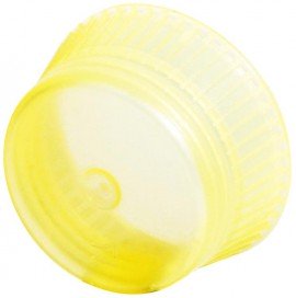 Bio Plas 6730 Uni to Flex Safety Caps for 16mm Blood Collecting &amp; Culture Tubes, Yellow, (Pack of 1000)-