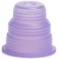 Bio Plas 8360 Hexa Flex Safety Caps for Blood Collection and Culture Tubes, Lavender , (Pack of 500)-