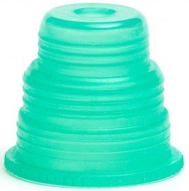 Bio Plas 8365 Hexa Flex Safety Caps for Blood Collection and Culture Tubes, Green, (Pack of 500)-