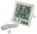 BIOS 119 Indoor/Outdoor Thermometer with Clock-