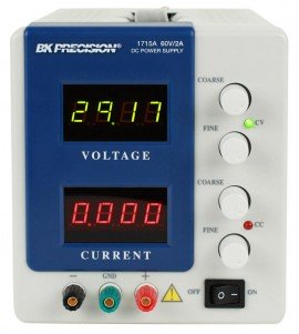 B&amp;K 1715A Single Output DC Power Supply, 0 to 60 V, 0 to 2 A-