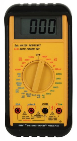 B&amp;amp;K Precision 2860A Ruggedized 1500V 0.5% DMM-