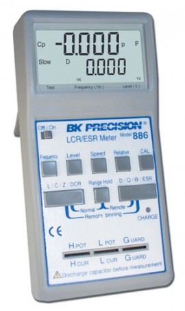 B&amp;K Precision 886 Synthesized In-Circuit LCR/ESR meter with 100 kHz test frequency-