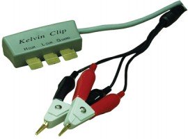 B&amp;amp;K Precision TL08C Kelvin Test Leads with Clip, 4-Wire-