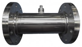 Blancett 1100 Turbine Flow Meter with 304 SS flange connections, 5 to 50 gpm, 1500# RF-