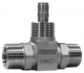 Blancett 1100 Nickel Bindery Turbine Flow Meter for aggressive applications, 0.75 to 7.5 gpm, &amp;frac12;&amp;quot; male NPT-