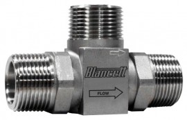 Blancett 1100 Explosion-Proof Turbine Flow Meter for hazardous locations, 15 to 180 gpm, 1-&amp;frac12;&amp;quot; male NPT-