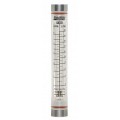 Blue-White F-40377LK-6 Acrylic Flowmeter, 0.3 to 3GPM, 3/8in Female NPT-