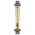 Blue-White F-451003LHN-24 Standard Series Non-Shielded Flowmeter with 316 SS Guide Rod, 3 to 30GPM, 1-1/2in-