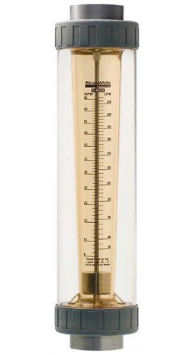 Blue-White F-452080LHKN K-Series Flowmeter with Hastelloy Guide Rod, 8 to 80GPM-