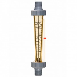 Blue-White F-45375L-6 Flow Meter, 3/8", in-line 0.1-1.0 Gpm Water-